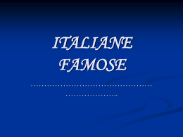 ITALIANE FAMOSE