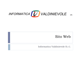 Sito Web - Informatica Valdinievole srl