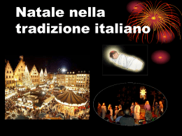 Natale nella tradizione italiano
