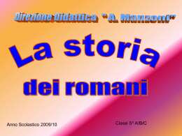 Romani - Direzione Didattica IX Circolo Alessandro Manzoni