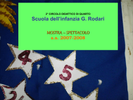 2007-2008 Infanzia Rodari - Mostraspettacolo