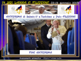 Sri Lanka e Filippine 12-19 gennaio 2015 quarta