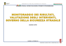 Monitoraggio dei risultati, valutazione degli