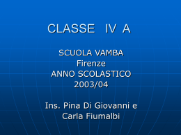 CLASSE IVA