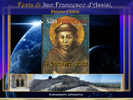 San Francesco: Preghiera semplice