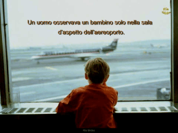 Il bambino sull`aereo