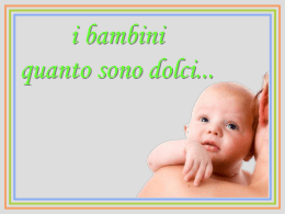 I bambini...crescono