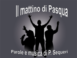 Il mattino di Pasqua