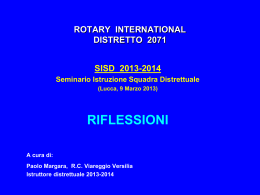 Riflessioni - Rotary International