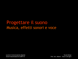 Plasmare le forme narrative