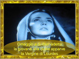 Santa Bernadette: omaggio