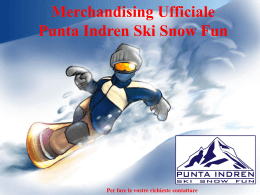 Merchandising Ufficiale Punta Indren Ski Snow Fun