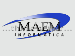 Diapositiva 1 - Maem Informatica