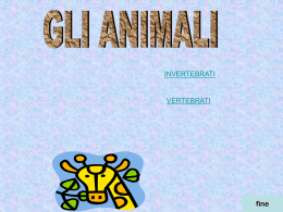 Gli animali