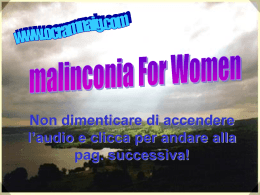 Malinconia For Women