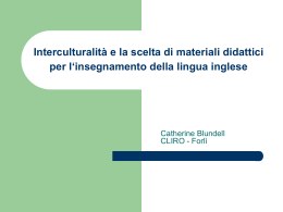 Seminario 6 - Città e formazione linguistica transculturale