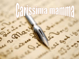 Carissima Mamma