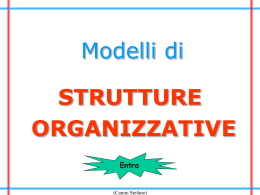 vari modelli di “struttura organizzativa