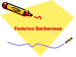Federico Barbarossa - Istituto Comprensivo San Martino In Pensilis