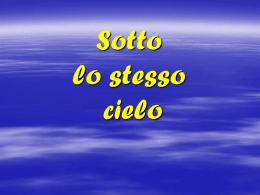 Sotto lo stesso cielo - azione cattolica otranto