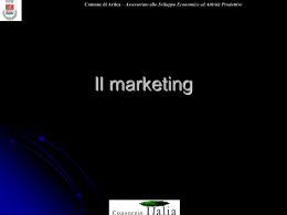 Lezione 05: Il Marketing