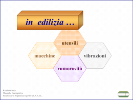 In edilizia: macchinari, utensili