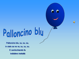 Palloncino blu