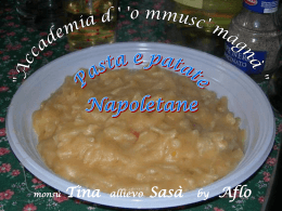 Pasta e patate alla Napoletana
