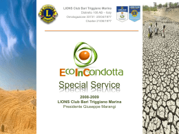 powerpoint - LIONS CLUB Bari Triggiano Marina