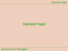Operatori logici