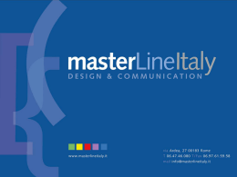 Company Profile - Masterlineitaly