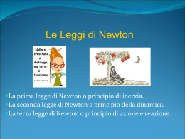 Le leggi di newton