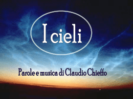 I cieli (Claudio Chieffo)