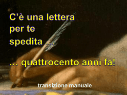 C`&egrave; una lettera per te