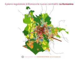 La Romanina - Facolt&agrave; di Architettura Luigi Vanvitelli
