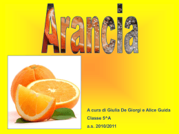"Frutta nelle scuole" Filastrocca dell`arancia