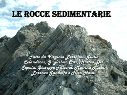 Le rocce sedimentarie