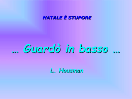 Natale &egrave; stupore