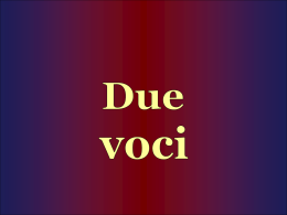 Due voci Benedetto e Francesco