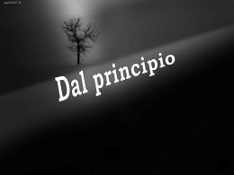 Dal principio - Partecipiamo