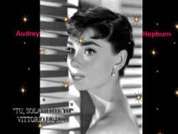 Audrey Hepburn "TU, SOLAMENTE TU"
