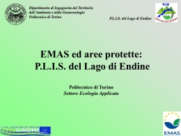 EMAS ed aree protette: P.L.I.S. del Lago di Endine