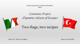 Two recipes two flags - Roma