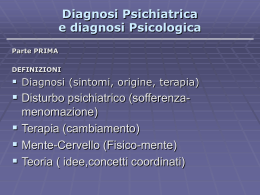 diagnosi psichiatrica