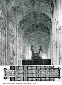 Cambridge, Cappella del King`s College, interno