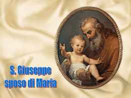 San Giuseppe sposo di Maria