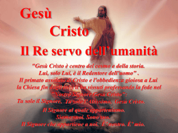 Il re servo - Partecipiamo.it