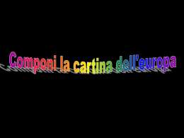 Componi l`Europa