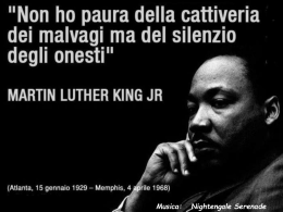 La Pace (Martin Luther King)