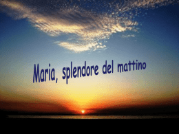 Maria splendore del mattino (Claudio Chieffo